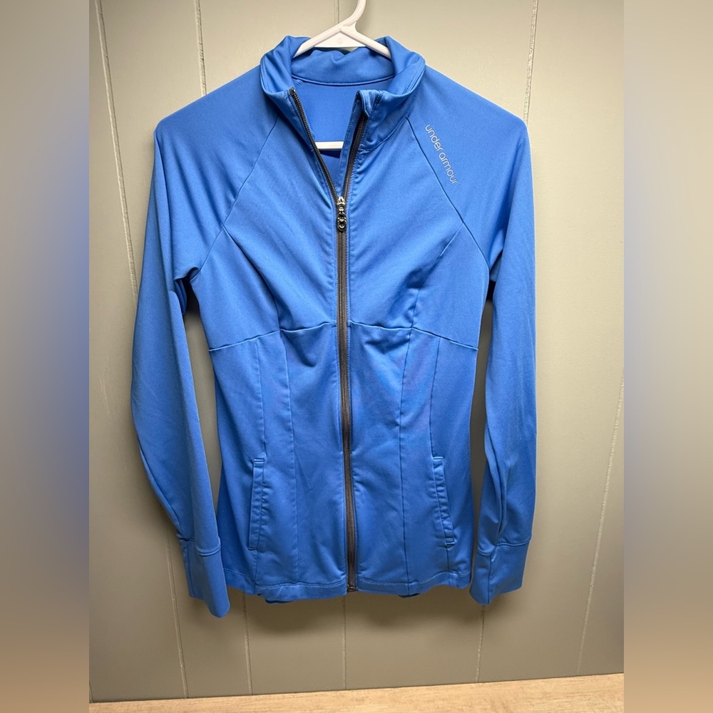 Under Armour Women's Vibrant Blue Full-Zip Jacket